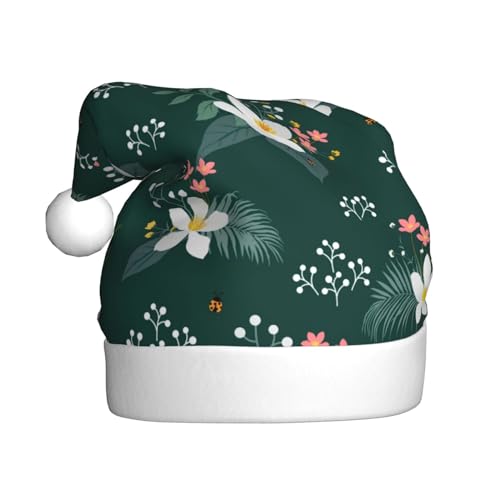 Nikolaus Hut Plüsch Blumendruck Flamingo Niedlicher Nikolaushut für Weihnachtsfeier Uni Erwachsene Blumenmuster 1 Nikolaus Hut Plüsch Blumendruck Flamingo Niedlicher Nikolaushut für Weihnachtsfeier Uni Erwachsene Blumenmuster 1 von MyPiky