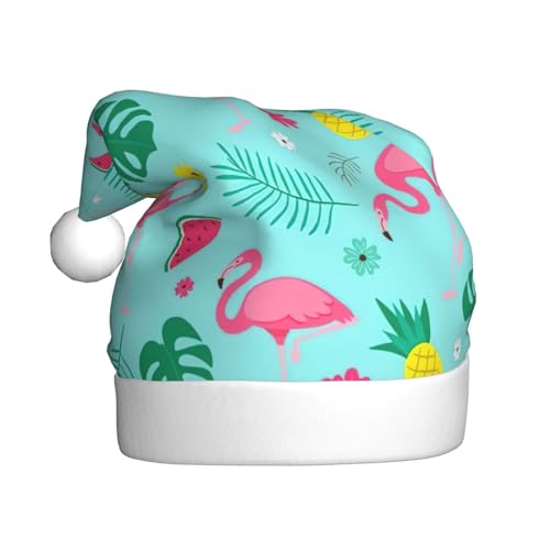 Nikolaus Hut Plüsch Blumendruck Flamingo Niedlicher Nikolaushut für Weihnachtsfeier Uni Erwachsene Flamingo Eisfrüchte 1 Nikolaus Hut Plüsch Blumendruck Flamingo Niedlicher Nikolaushut für Weihnachtsfeier Uni Erwachsene Flamingo Eisfrüchte 1 von MyPiky