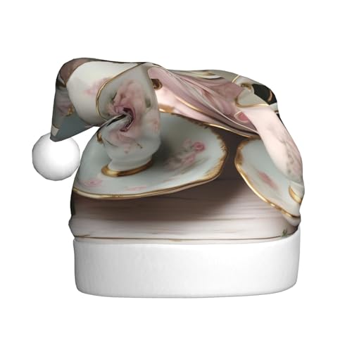 Nikolaushut Plüsch Hippie Druck Niedliche Weihnachtsmannmütze für Weihnachtsfeier Uni Teetassen mit romantischen Rosen 1 Nikolaushut Plüsch Hippie Druck Niedliche Weihnachtsmannmütze für Weihnachtsfeier Uni Teetassen mit romantischen Rosen 1 von MyPiky