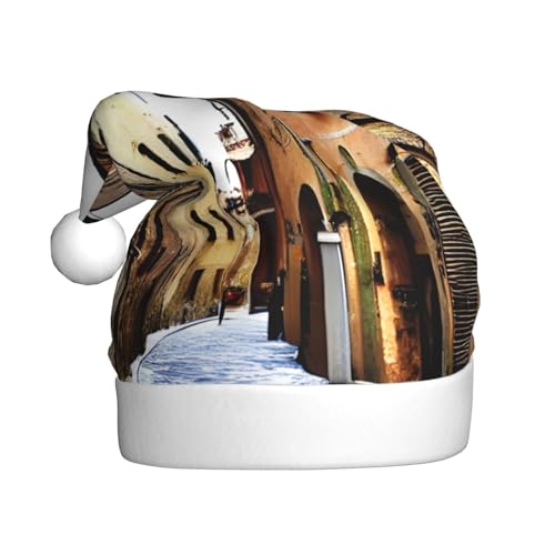 Weihnachtsmannhut aus Plüsch mit frischem Gemüsedruck, niedlicher Weihnachtsmannmütze, Weihnachtsmannmütze, Weihnachtsmannmütze, für Weihnachtsfeier, Uni, für Erwachsene, Italien Toskana, 1 Weihnachtsmannhut aus Plüsch mit frischem Gemüsedruck, niedlicher Weihnachtsmannmütze, Weihnachtsmannmütze, Weihnachtsmannmütze, für Weihnachtsfeier, Uni, für Erwachsene, Italien Toskana, 1 von MyPiky
