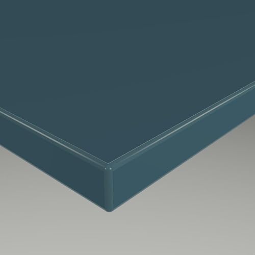 MySpiegel.de Tischplatte Holz Zuschnitt nach Maß Beschichtete Holzdekorplatte Dive Blue in 19mm Stärke (120 x 70 cm, Dive Blue) von MySpiegel.de
