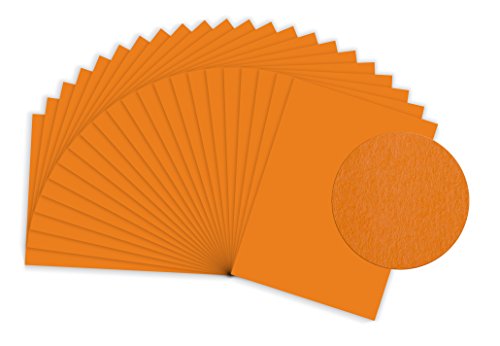 MySumico Fotokarton - 300g/m² - 50x70 cm - 100 Bogen - mango - für Kindergärten und Schulen - zum Basteln, Gestalten und Designen von MySumico