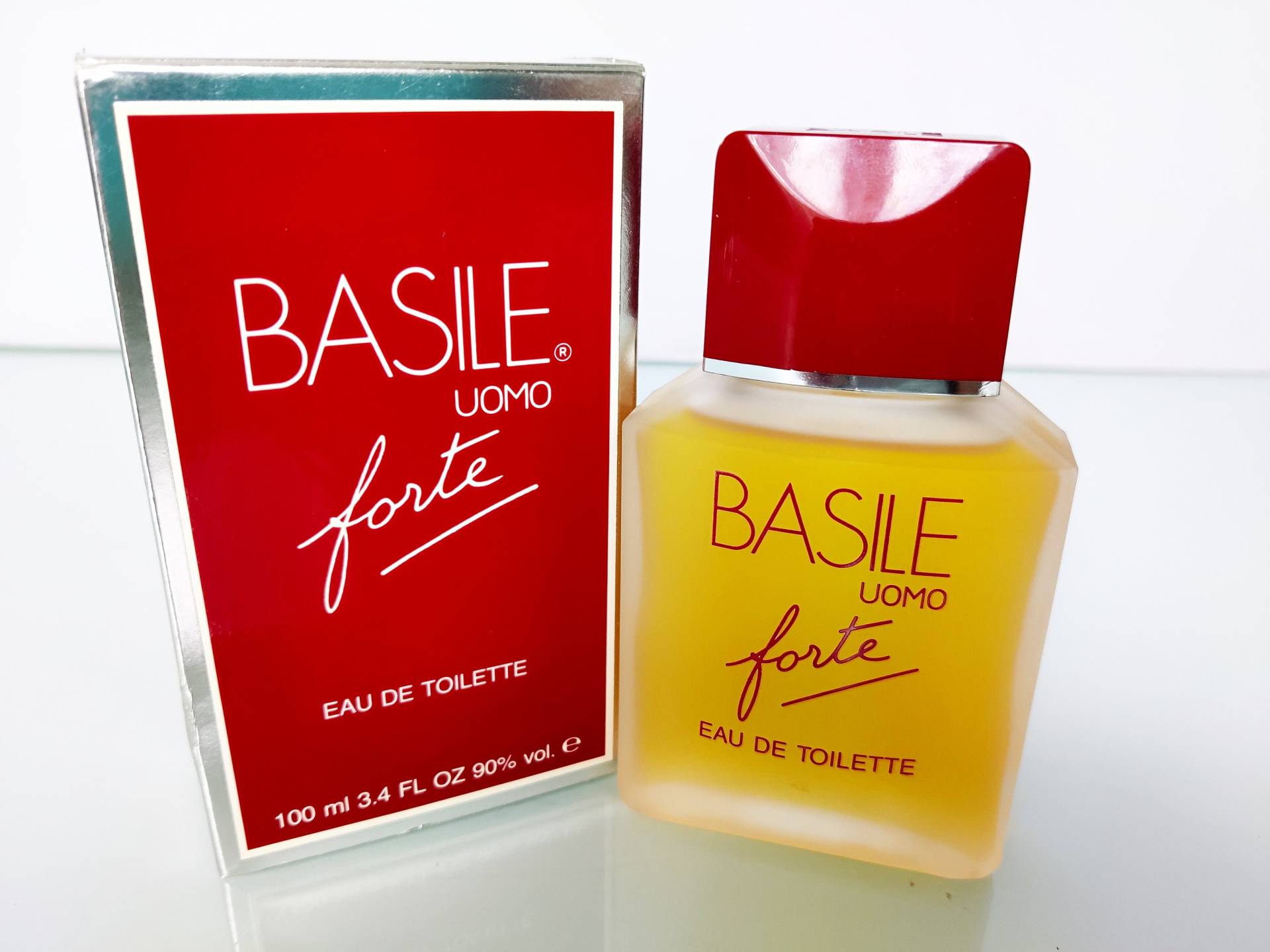 Basile "Uomo Forte" | 1989 Eau De Toilette 100 Ml/3.4 Us Fl.oz. Herren Parfüm Splash | Kein Spray Original Boxed von MyVintageGadgets