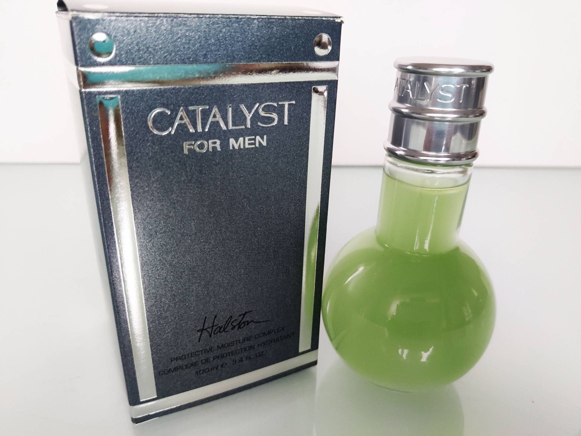 Halston "Catalyst" For Men Protective Moisture Vintage Catalyst 100 Ml/3, 4 Oz.fl. Brandneu von MyVintageGadgets