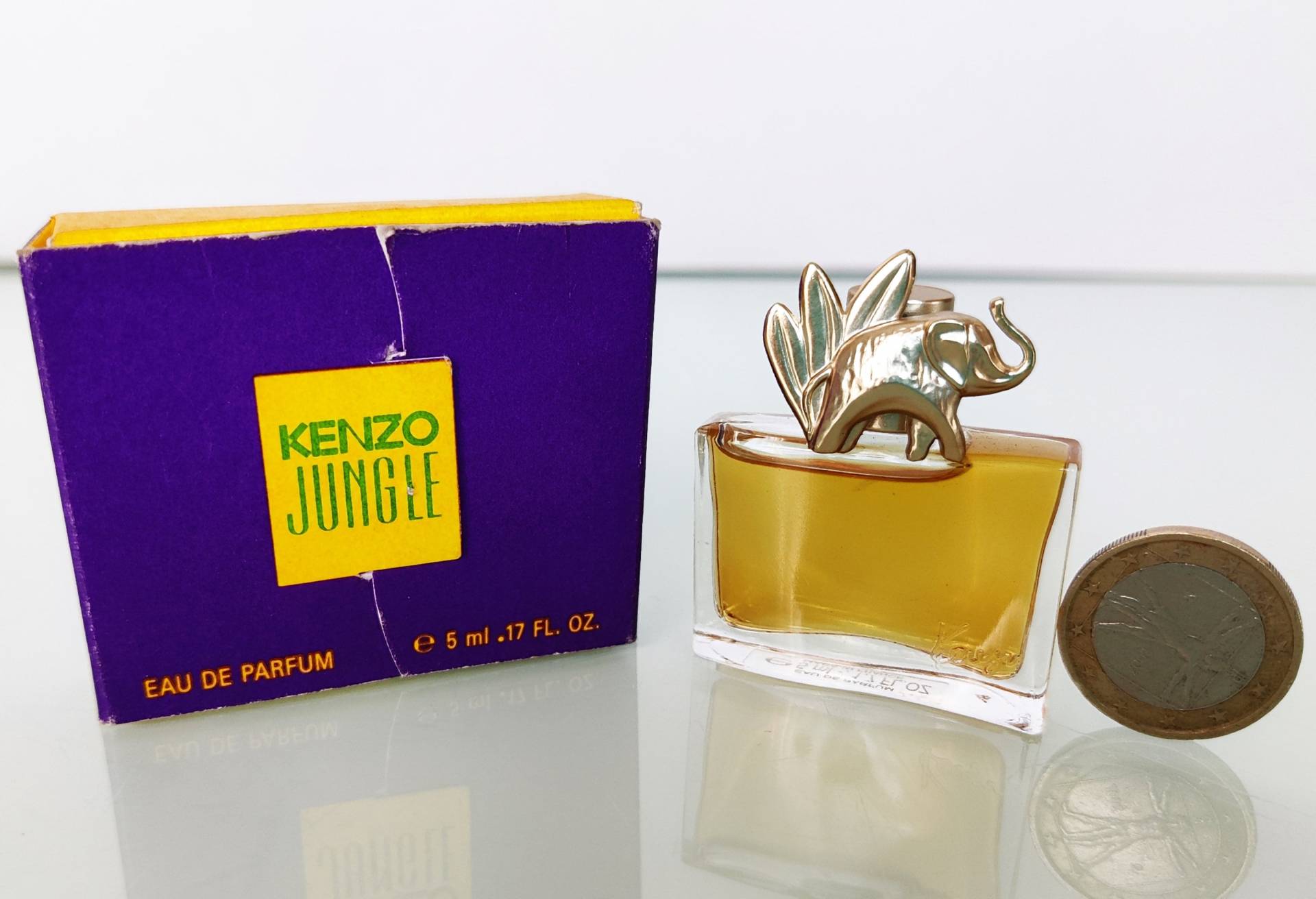Miniature Kenzo Jungle "L'elephant" | 1996 Eau De Parfum 5 Ml Vintage Parfüm Probe von MyVintageGadgets