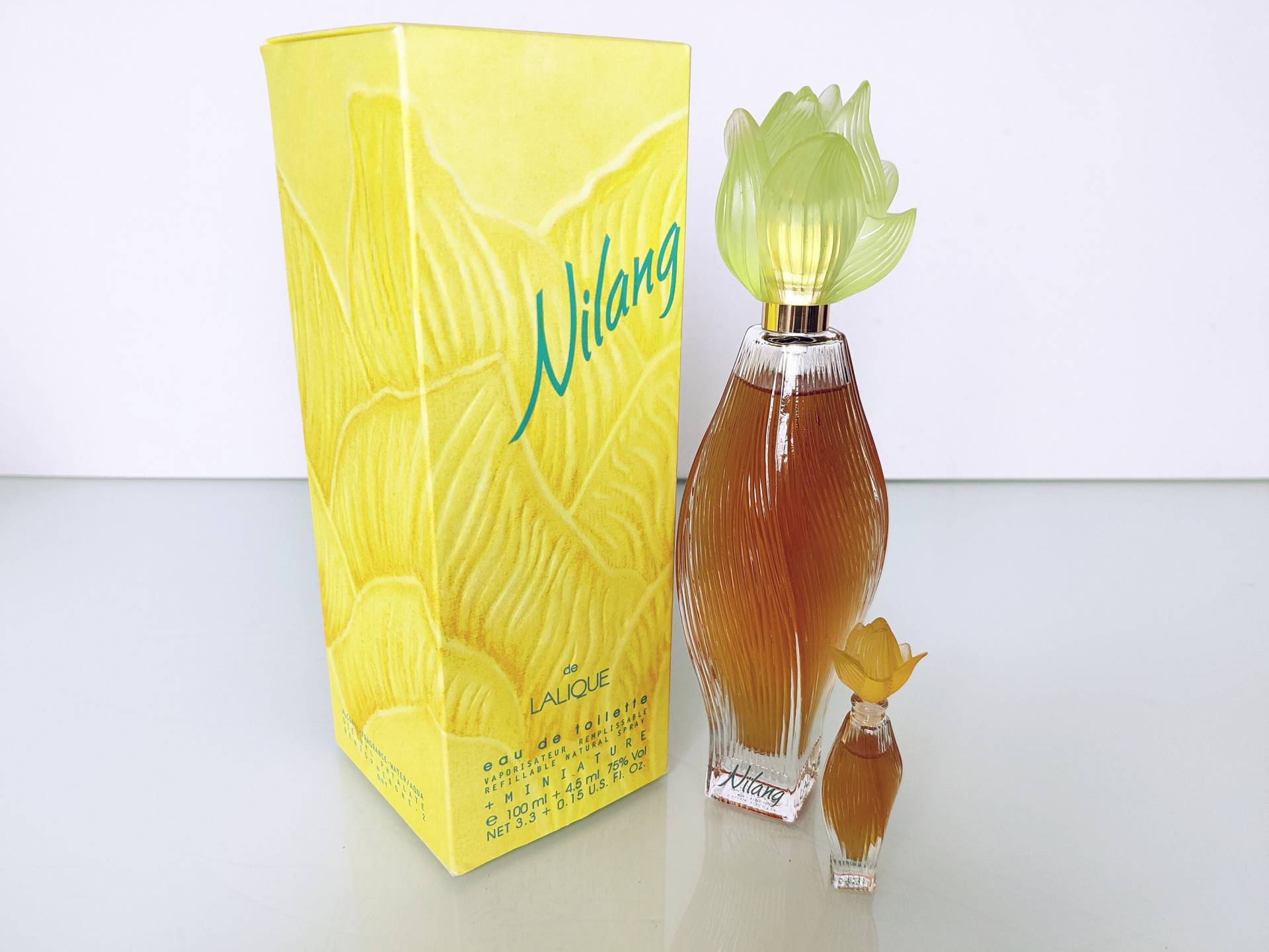 Nilang De Lalique | 1995 Eau De Toilette 100 Ml/3, 4 Fl.oz Natürliches Spray, Vintage Damenparfüm von MyVintageGadgets