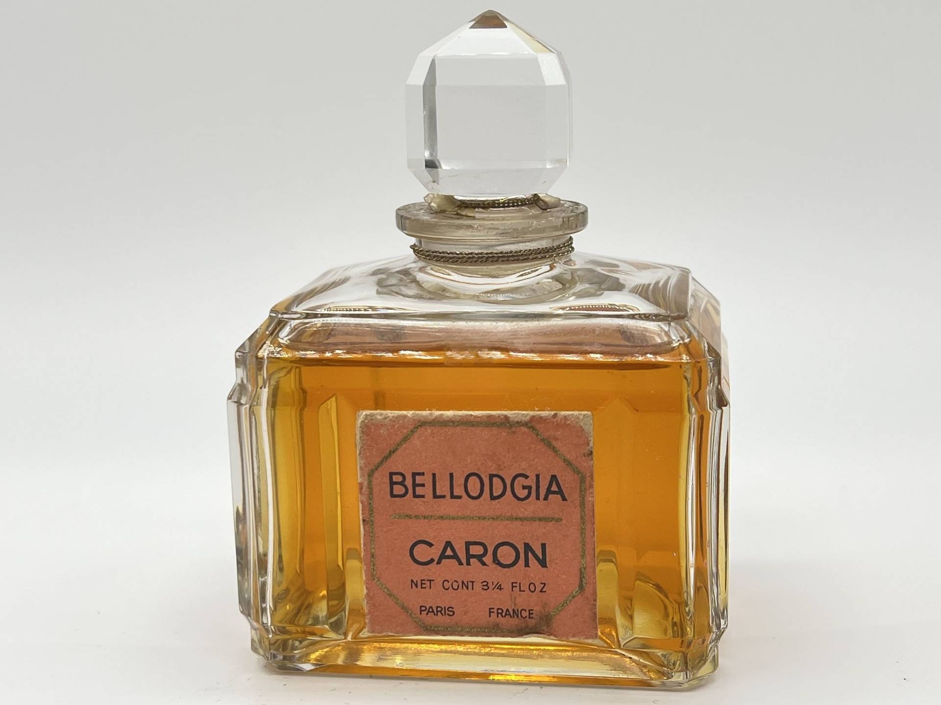 Vintage "Bellodgia" | 1927 Caron Pure Parfum/Extrait 96 Ml/3.25 Us.fl.oz. Hervorragende Baccarat-Kristallflasche, Die Ohne Box Verkauft Wird von MyVintageGadgets