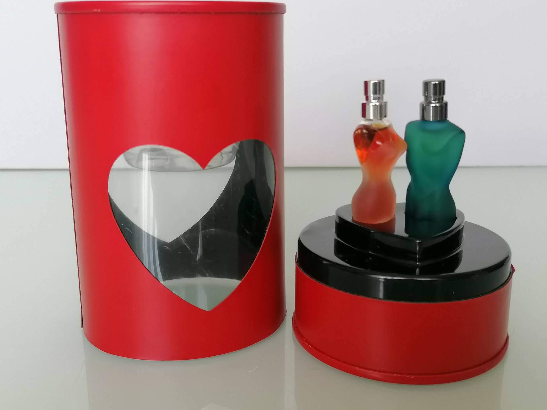 Vintage Jean Paul Gaultier Set 2 Miniatur Parfums Geschenkbox Limitierte Edition Valentinstag Geschenkidee von MyVintageGadgets