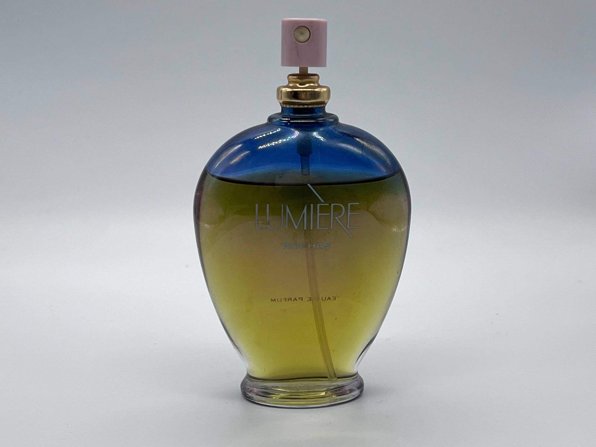 Vintage "Lumière" | 1984 Rochas Eau De Parfum 100 Ml/3.4 Us Fl.oz. Natural Spray Demonstration Tester 90% Full No Box von MyVintageGadgets