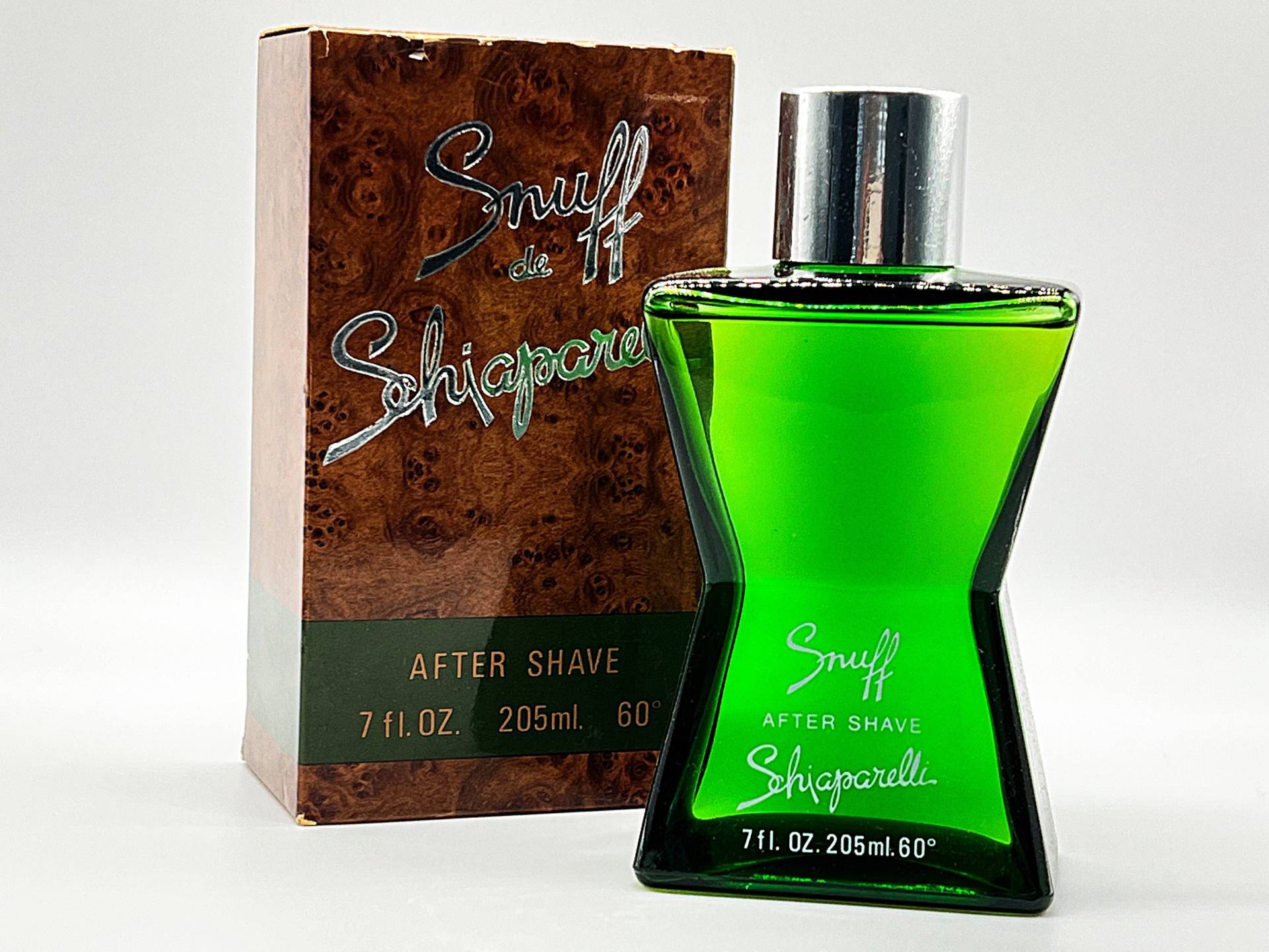 Vintage "Snuff" | 1977 Von Schiaparelli Afrer Shave/Après Rasage 205 Ml/7 Us Fl.oz Splash | No Spray Original Boxed Men's Fragrance von MyVintageGadgets
