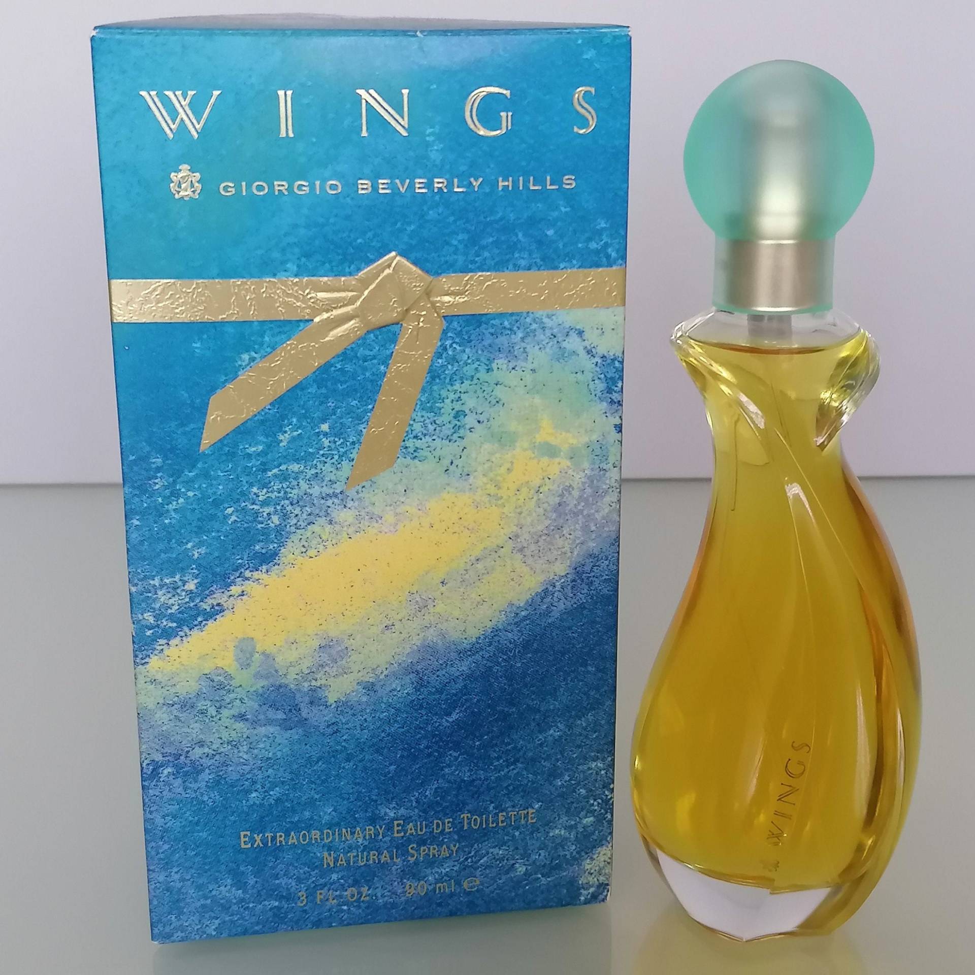 Wings Giorgio Beverly Hills | 1992 Eau De Toilette 90 Ml/3 Fl.oz Spray, Vintage Damenduft von MyVintageGadgets