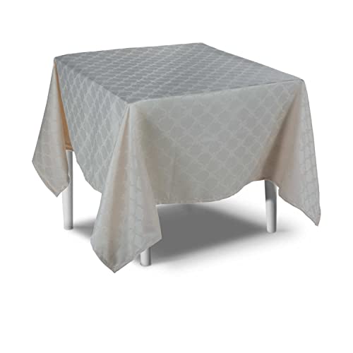MyVorrei Quadratische Tischdecke, schmutzabweisend, Schleife aus Polyester, 100 % 260 x 260 cm MyVorrei Quadratische Tischdecke, schmutzabweisend, Schleife aus Polyester, 100 % 260 x 260 cm von MyVorrei
