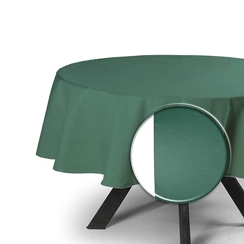 MyVorrei Runde Tischdecke, 175 x 175 cm, einfarbig, aus 100 % Baumwolle, in 22 Farben, auch für Gasthäuser und Restaurants geeignet von MyVorrei