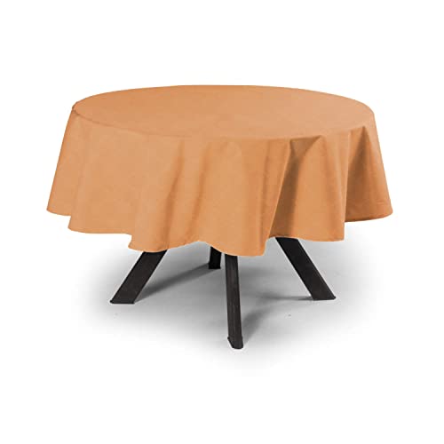 MyVorrei Runde Tischdecke, schmutzabweisend, Schleife aus Polyester, 100 % 180 x 180 cm, mit 8 Servietten MyVorrei Runde Tischdecke, schmutzabweisend, Schleife aus Polyester, 100 % 180 x 180 cm, mit 8 Servietten von MyVorrei