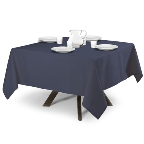 MyVorrei Tischdecke, einfarbig, quadratisch, 100 % Baumwolle, 120 x 120 cm von MyVorrei