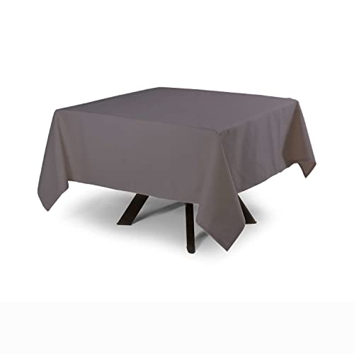 MyVorrei Tischdecke, einfarbig, quadratisch, 100 % Baumwolle, 140 x 140 cm von MyVorrei