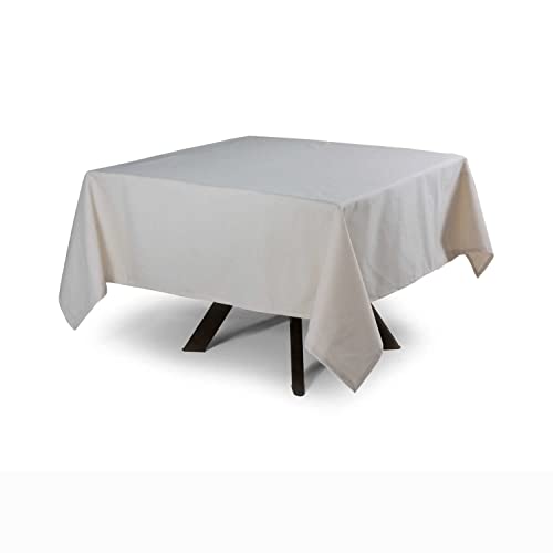 MyVorrei Tischdecke, einfarbig, quadratisch, 100 % Baumwolle, 90 x 90 cm von MyVorrei