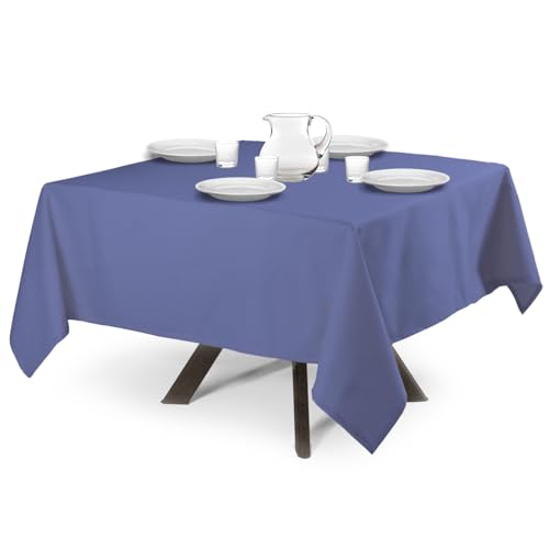 MyVorrei Tischdecke, einfarbig, quadratisch, 100 % Baumwolle, 90 x 90 cm von MyVorrei