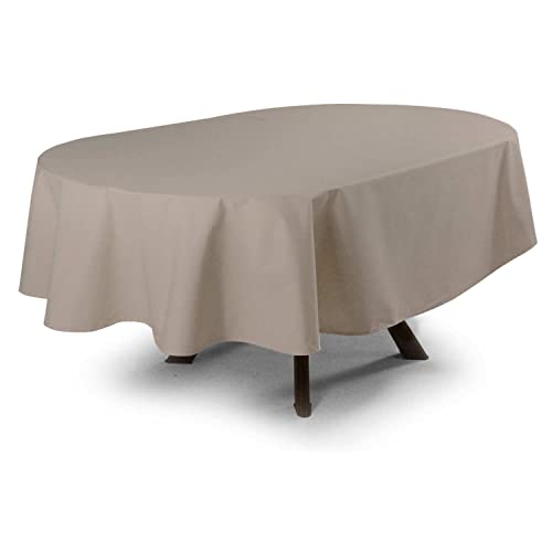 MyVorrei Tischdecke, oval, schmutzabweisend, abwaschbar, einfarbig, Polyester, 100 % 180 x 270 cm MyVorrei Tischdecke, oval, schmutzabweisend, abwaschbar, einfarbig, Polyester, 100 % 180 x 270 cm von MyVorrei