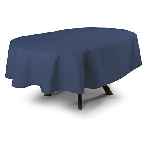 MyVorrei Tischdecke, oval, schmutzabweisend, einfarbig, Polyester, 100 % 180 x 270 cm von MyVorrei