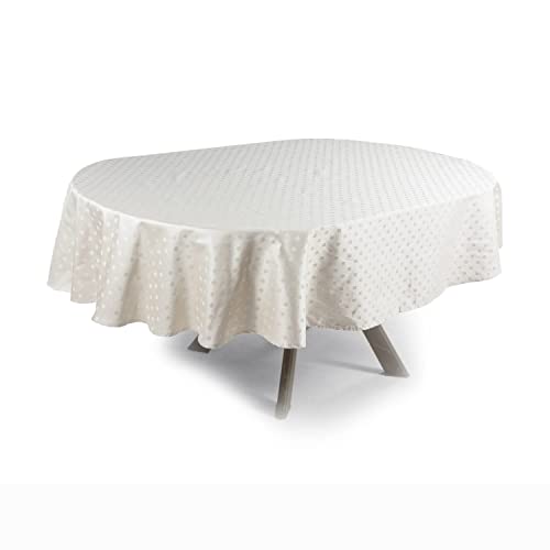 Tischdecke Fiandra aus 100 % Baumwolle, oval, 180 x 220 cm, mit 8 Servietten Tischdecke Fiandra aus 100 % Baumwolle, oval, 180 x 220 cm, mit 8 Servietten von MyVorrei