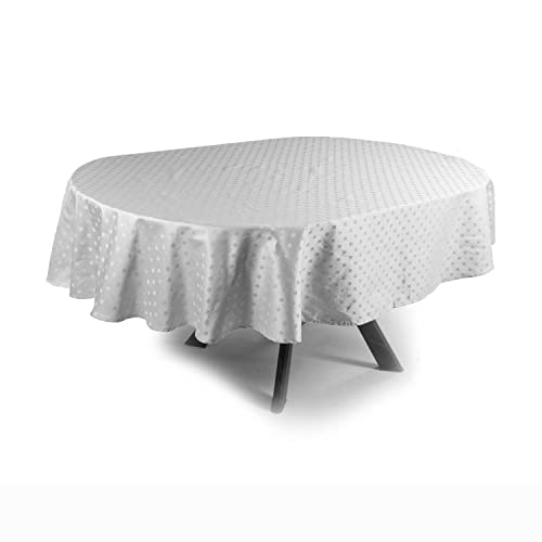 Tischdecke Fiandra aus 100 % Baumwolle, oval, 180 x 270 cm, ohne Servietten von MyVorrei