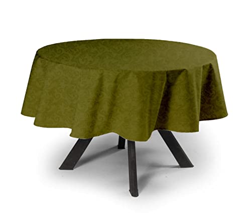 Tischdecke Flander, 100 % Baumwolle, rund, 180 x 180 cm, ohne Servietten von MyVorrei