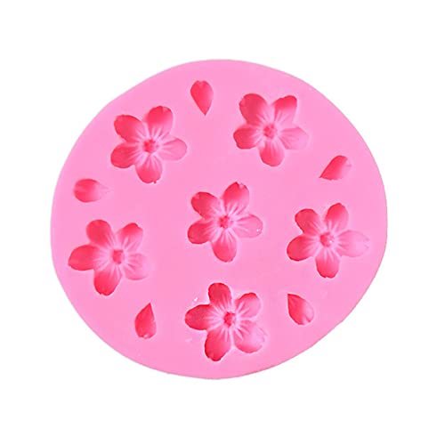 3D-Kirschblüten-Silikonform für Kuchendekoration, Duftstein, Epoxidguss-Form, Cupcake-Dekoration, Blumen-Fondantformen für Kuchendekoration von Myazs