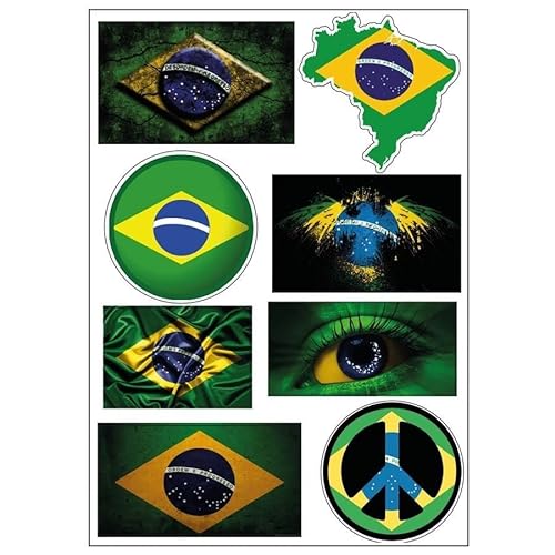 Brett A4 Aufkleber-Brasilien selbstklebend Klebeband Scrapbooking – D13 von Mygoodprice