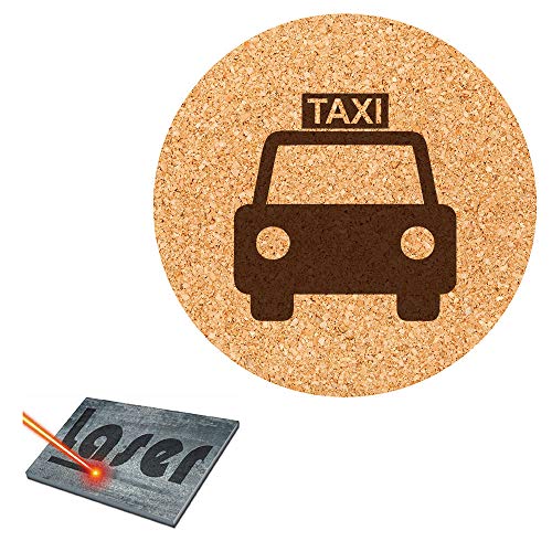 Mygoodprice Tafel aus Kork, selbstklebend, 8 cm, Taxi von Mygoodprice