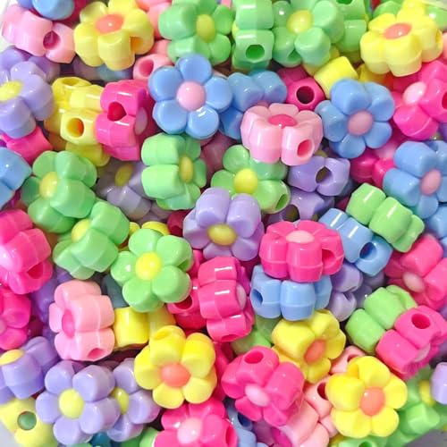 100 Stück Zufällig Mehrfarbig Fünf Blütenblatt Blume Perlen Für Armbänder,Acryl Blumen Beads Armbänder Selber Machen Floral Armband Perlen Zwischenperlen Für Kunsthandwerk Halskette Schmuckherstellung 100 Stück Zufällig Mehrfarbig Fünf Blütenblatt Blume Perlen Für Armbänder,Acryl Blumen Beads Armbänder Selber Machen Floral Armband Perlen Zwischenperlen Für Kunsthandwerk Halskette Schmuckherstellung von Myhiju