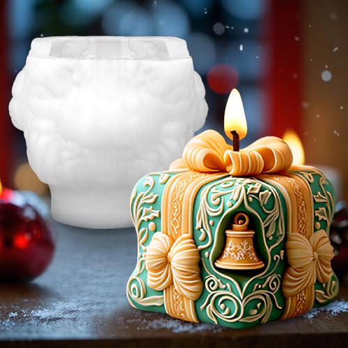 3D Silikonformen Gießformen Weihnachten Schleife Glocke Geschenkbox Relief Winterurlaub Christmas Geschenkboxen Kerzenformen Silikon Xmas Gift Box Verzierung Gießformen Silikon Weihnachten Deko 3D Silikonformen Gießformen Weihnachten Schleife Glocke Geschenkbox Relief Winterurlaub Christmas Geschenkboxen Kerzenformen Silikon Xmas Gift Box Verzierung Gießformen Silikon Weihnachten Deko von Myhiju