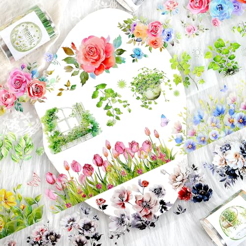4 Rollen Blumen Washi Tape Set Scrapbook Stickers Scrapbook Zubehör,Pflanze Schmetterling Blütentrauben Washi Tapes Frühling Sommer Vintage Dekoratives Klebeband Flower Washitapes Journaling Zubehör 4 Rollen Blumen Washi Tape Set Scrapbook Stickers Scrapbook Zubehör,Pflanze Schmetterling Blütentrauben Washi Tapes Frühling Sommer Vintage Dekoratives Klebeband Flower Washitapes Journaling Zubehör von Myhiju