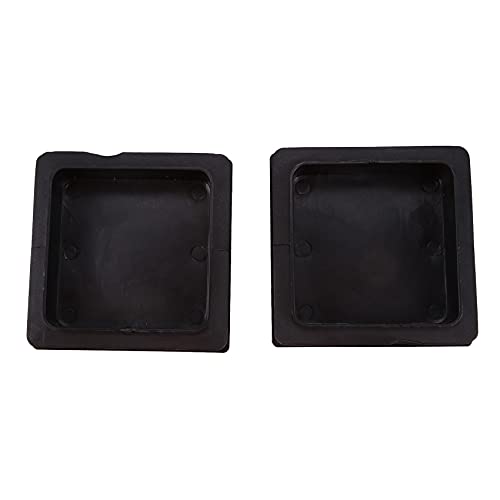 Myingaou Geriffelte quadratische Endrohreinsätze, 100 mm, 100 mm, 2 Stück Myingaou Geriffelte quadratische Endrohreinsätze, 100 mm, 100 mm, 2 Stück von Myingaou