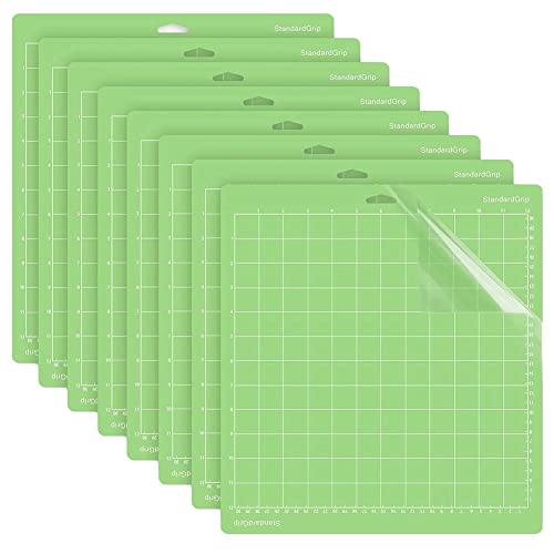 Myingaou Schneidematte für 30,5 x 30,5 cm StandardGrip, selbstklebende und langlebige Matte für Explore One/Air/Air 2/Maker, 8 Stück Myingaou Schneidematte für 30,5 x 30,5 cm StandardGrip, selbstklebende und langlebige Matte für Explore One/Air/Air 2/Maker, 8 Stück von Myingaou
