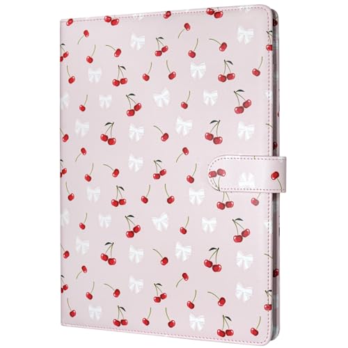 Mymazn Padfolio Portfolio-Ordner, Kunstleder, Vorstellungsgesprächsmappe mit Dokumenten-Organizer und Visitenkartenhalter, Briefgröße, Notizblock, Rechtsblockhalter für Männer und Frauen, Rosa Kirsche Mymazn Padfolio Portfolio-Ordner, Kunstleder, Vorstellungsgesprächsmappe mit Dokumenten-Organizer und Visitenkartenhalter, Briefgröße, Notizblock, Rechtsblockhalter für Männer und Frauen, Rosa Kirsche von Mymazn