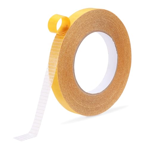 Mynoozi 0.6in. 33ft. Lange doppelseitige Gewebeband, multifunktionale doppelseitige Band Heavy Duty, Clear Tape für Kleidung, Double Stick Teppich Klebeband Mynoozi 0.6in. 33ft. Lange doppelseitige Gewebeband, multifunktionale doppelseitige Band Heavy Duty, Clear Tape für Kleidung, Double Stick Teppich Klebeband von Mynoozi