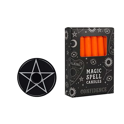 Spell Candler Halter "Pentagram" - Wunschkerzen, Hexe, Black Magic, Witchcraft, Hexe (Confidence) von MystiCalls