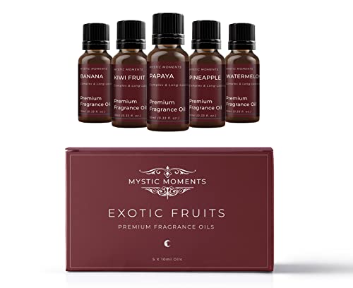 Mystic Moments Duftöl Starterpaket - Exotische Früchte Öle - 5 x 10ml - 100% rein von Mystic Moments