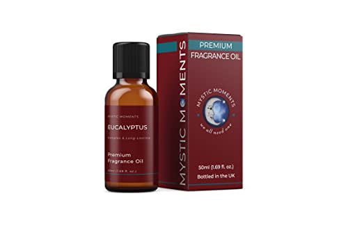 Mystic Moments | Eukalyptus -Duftöl - 50 ml - perfekt für Seifen, Kerzen, Badebomben, Ölbrenner, Diffusoren und Haut- und Haarpflegegegenstände von Mystic Moments