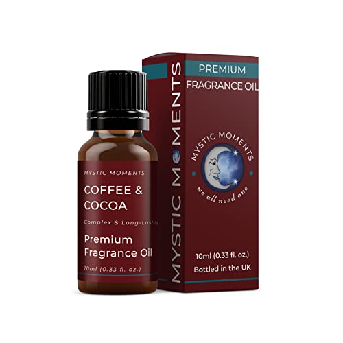 Mystic Moments | Kaffee & Kakao -Duftöl - 10 ml - perfekt für Seifen, Kerzen, Badebomben, Ölbrenner, Diffusoren und Haut- und Haarpflegegegenstände von Mystic Moments