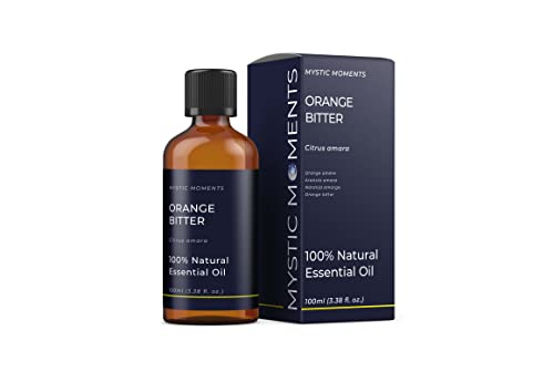 Mystic Moments | Orange Bitter ätherisches Öl 100ml - reines und natürliches Öl für Diffusoren, Aromatherapie und Massage -Mischungen veganer GVO frei Mystic Moments | Orange Bitter ätherisches Öl 100ml - reines und natürliches Öl für Diffusoren, Aromatherapie und Massage -Mischungen veganer GVO frei von Mystic Moments