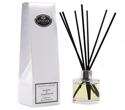 Mystix London | Jasmin & Sandelholz Duftöl-Diffusor | 200ml | Bestes Aroma für Zuhause, Küche, Wohnzimmer und Bad Nachfüllbar Mystix London | Jasmin & Sandelholz Duftöl-Diffusor | 200ml | Bestes Aroma für Zuhause, Küche, Wohnzimmer und Bad Nachfüllbar von Mystix