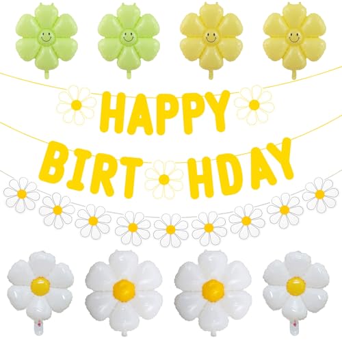 Daisy Party Decorations Kit 6pcs S/M Balloons + Daisy Birthday Party Decorations Set Reusable Party Supplies for Birthday/Wedding Celebrations - Perfect for Kids' Parties or Home Decoration Daisy Party Decorations Kit 6pcs S/M Balloons + Daisy Birthday Party Decorations Set Reusable Party Supplies for Birthday/Wedding Celebrations - Perfect for Kids' Parties or Home Decoration von Mzario