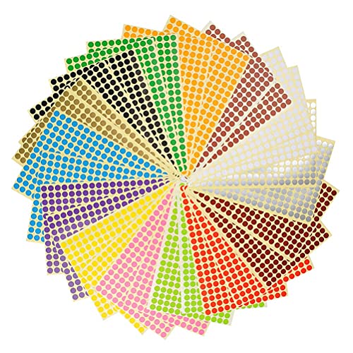 28 Bunt Etiketten Blätter Klebepunkte Markierungspunkte Ø 8mm Sticker 7280 Punkte 14 Farben runde Punktaufkleber Set 28 Bunt Etiketten Blätter Klebepunkte Markierungspunkte Ø 8mm Sticker 7280 Punkte 14 Farben runde Punktaufkleber Set von “N/A”