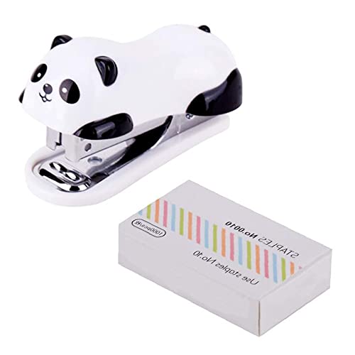 Mini-Heftgerät für den Schreibtisch, Panda, mit 1000 Heftklammern, für Büro, Schule, Zuhause oder auf Reisen Mini-Heftgerät für den Schreibtisch, Panda, mit 1000 Heftklammern, für Büro, Schule, Zuhause oder auf Reisen von N\A