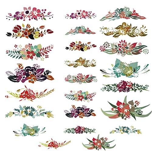 Woohome 24 Stück Patches zum Aufbügeln Blumen Transferpapier zum Aufbügeln Aufnäher Patches Bügeln Thermotransfer Bügelbilder Blume für Kleidung, T-Shirt, Jeans, Taschen DIY Woohome 24 Stück Patches zum Aufbügeln Blumen Transferpapier zum Aufbügeln Aufnäher Patches Bügeln Thermotransfer Bügelbilder Blume für Kleidung, T-Shirt, Jeans, Taschen DIY von Woohome
