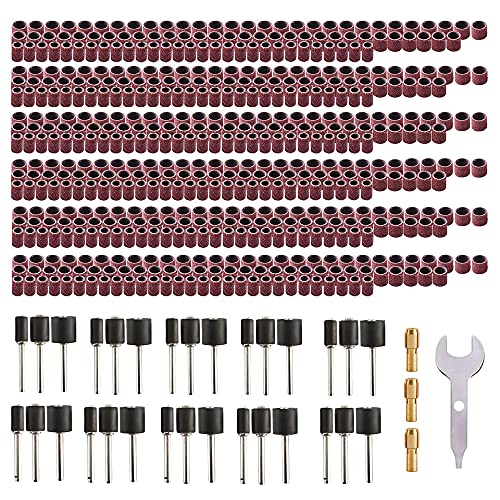 574 Stück Schleifhülse Satz Schleifhülse Satz Einschließlich, 540 Stück Schleifhülsen, 30 Stück Schleifwalze, Schlüssel for Dremel Drehwerkzeug 574 Stück Schleifhülse Satz Schleifhülse Satz Einschließlich, 540 Stück Schleifhülsen, 30 Stück Schleifwalze, Schlüssel for Dremel Drehwerkzeug von Hafeehoo