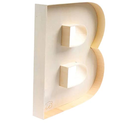 Handmade Crafts DIY Dekorativer hohler Buchstabe B, Hohlbriefkasten A-Z Handmade Crafts DIY Dekorativer hohler Buchstabe B, Hohlbriefkasten A-Z von N\C