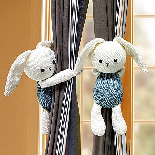 NC Vorhang-Raffhalter aus Plüsch, Cartoon-Tiere, für Kinderzimmer, Kinderzimmer, Fensterdekoration, 2 Stück von NC